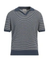Brooksfield Man Sweater Pastel Blue Size 36 Cotton, Polyamide