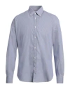 Brooksfield Man Shirt Blue Size 15 Cotton In Blue