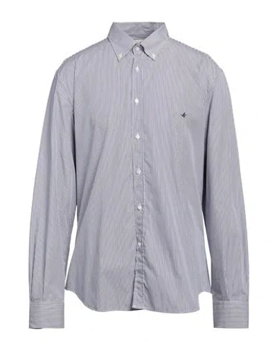 Brooksfield Man Shirt Blue Size 17 ½ Cotton