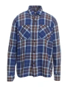 Brooksfield Man Shirt Blue Size L Cotton
