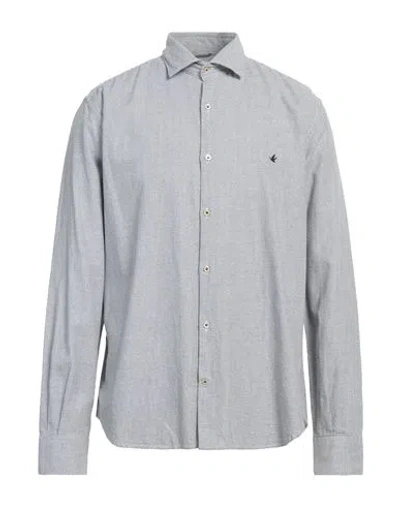 Brooksfield Man Shirt Grey Size 16 ½ Cotton