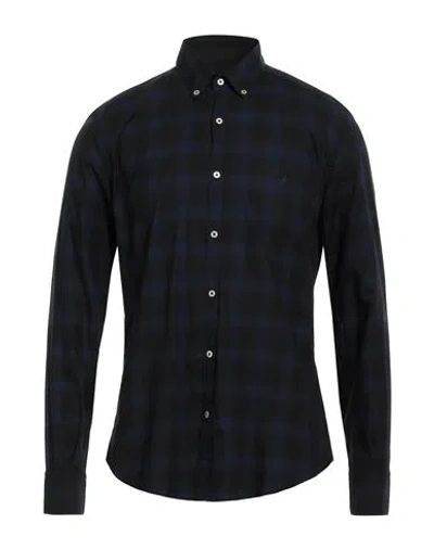 BROOKSFIELD BROOKSFIELD MAN SHIRT MIDNIGHT BLUE SIZE 17 ½ COTTON