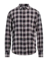 Brooksfield Man Shirt Midnight Blue Size 16 Cotton, Elastane