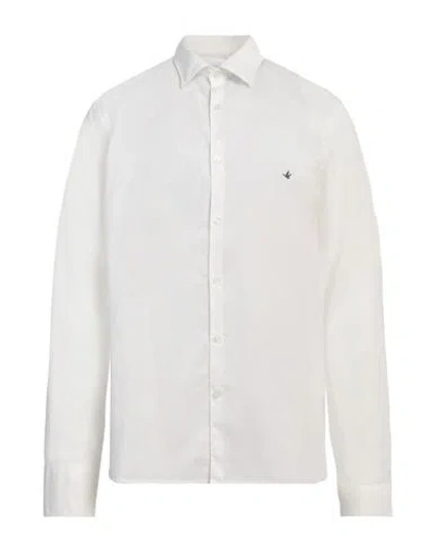 Brooksfield Man Shirt White Size 17 ½ Cotton