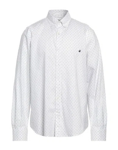 Brooksfield Man Shirt White Size 17 Cotton
