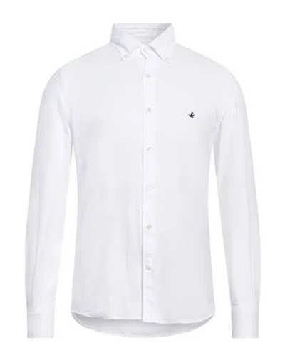 Brooksfield Man Shirt White Size 17 ½ Cotton