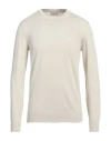 Brooksfield Man Sweater Beige Size 50 Cotton