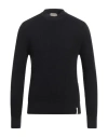 Brooksfield Man Sweater Brown Size 44 Acrylic, Wool, Viscose In Black