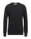 Brooksfield Man Sweater Black Size 42 Virgin Wool