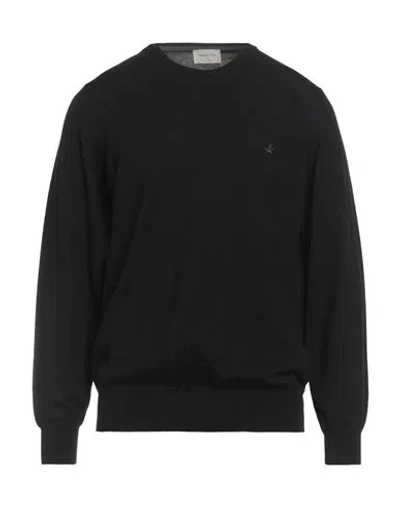 Brooksfield Man Sweater Black Size 44 Virgin Wool