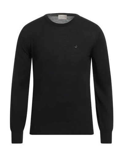 Brooksfield Man Sweater Black Size 44 Virgin Wool