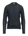 Brooksfield Man Sweater Blue Size 40 Wool, Polyamide, Alpaca Wool