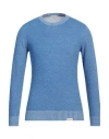 Brooksfield Man Sweater Blue Size 44 Cotton