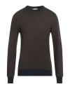 Brooksfield Man Sweater Brown Size 44 Acrylic, Wool, Viscose