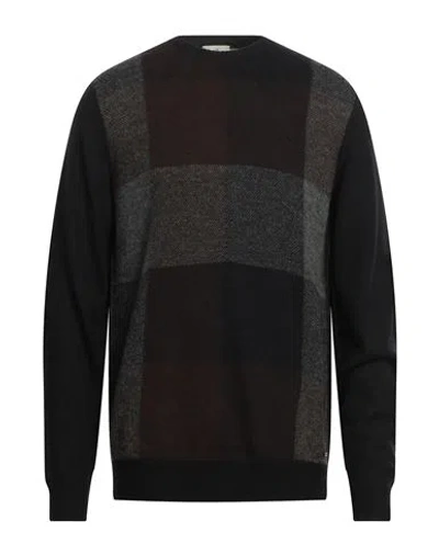 Brooksfield Man Sweater Brown Size 44 Wool, Polyamide