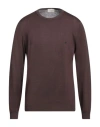 Brooksfield Man Sweater Brown Size 46 Virgin Wool