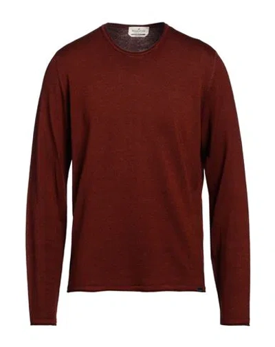 BROOKSFIELD BROOKSFIELD MAN SWEATER BROWN SIZE 46 VIRGIN WOOL