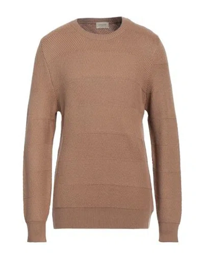 Brooksfield Man Sweater Camel Size 46 Acrylic, Wool In Beige