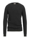 Brooksfield Man Sweater Charcoal Size 40 Wool, Virgin Wool, Polyamide, Cotton
