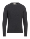 Brooksfield Man Sweater Steel Grey Size 40 Cashmere