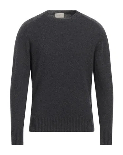 Brooksfield Man Sweater Steel Grey Size 40 Cashmere