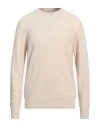 Brooksfield Man Sweater Beige Size 44 Polyamide, Viscose, Wool, Cashmere