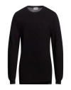Brooksfield Man Sweater Dark Brown Size 46 Virgin Wool, Acrylic, Wool, Viscose In Brown