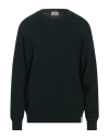 Brooksfield Man Sweater Dark Green Size 48 Virgin Wool