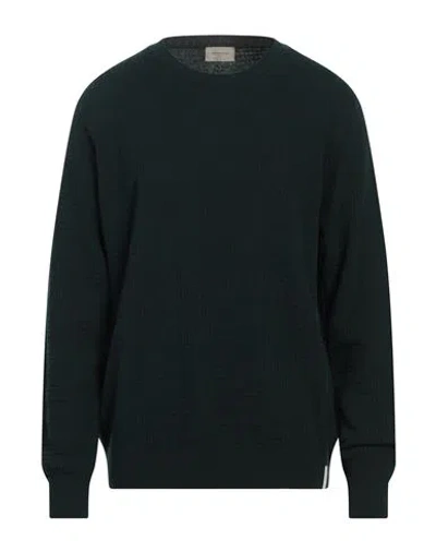 Brooksfield Man Sweater Dark Green Size 48 Virgin Wool