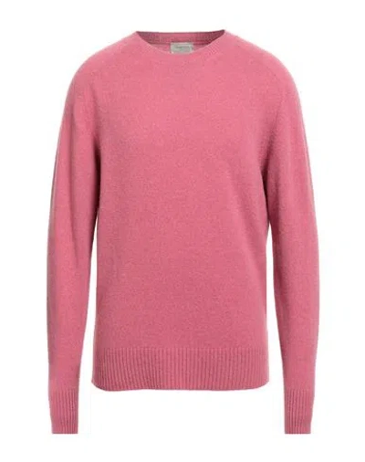Brooksfield Man Sweater Fuchsia Size 40 Cashmere In Pink