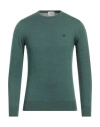 Brooksfield Man Sweater Green Size 36 Virgin Wool