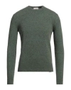 Brooksfield Man Sweater Green Size 36 Virgin Wool, Polyamide