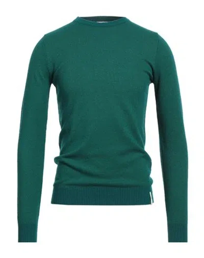 Brooksfield Man Sweater Green Size 42 Wool, Cotton, Polyamide