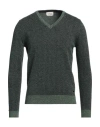 Brooksfield Man Sweater Green Size 42 Virgin Wool