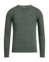 Brooksfield Man Sweater Green Size 48 Wool, Polyamide