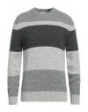 Brooksfield Man Sweater Grey Size 48 Acrylic, Alpaca Wool, Wool In Grey