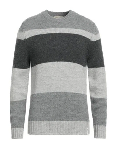 Brooksfield Man Sweater Grey Size 48 Acrylic, Alpaca Wool, Wool
