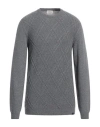 Brooksfield Man Sweater Grey Size 44 Polyamide, Viscose, Wool, Cashmere In Gray