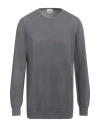 Brooksfield Man Sweater Grey Size 46 Cotton In Grey