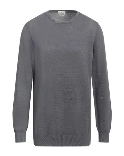 Brooksfield Man Sweater Grey Size 46 Cotton