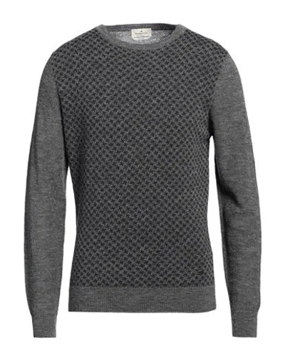 Brooksfield Man Sweater Grey Size 44 Wool, Polyamide, Virgin Wool