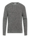 Brooksfield Man Sweater Grey Size 50 Virgin Wool, Polyamide, Cotton In Grey