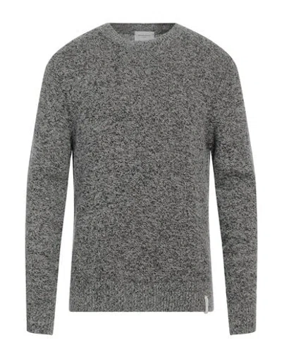 Brooksfield Man Sweater Grey Size 50 Virgin Wool, Polyamide, Cotton