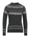 Brooksfield Man Sweater Lead Size 46 Acrylic, Alpaca Wool, Wool, Polyamide In Grey