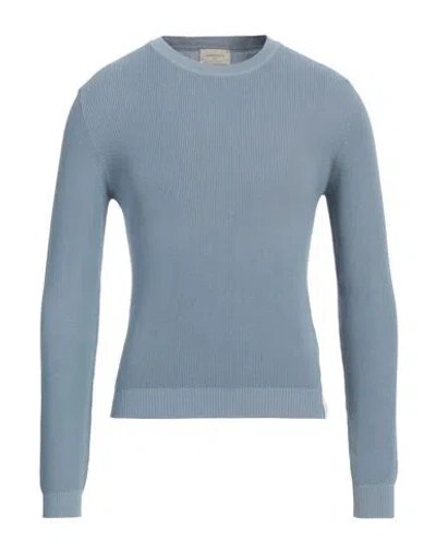 Brooksfield Man Sweater Light Blue Size 44 Cotton