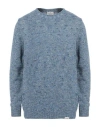 Brooksfield Man Sweater Light Blue Size 44 Polyamide, Cotton, Wool, Viscose, Cashmere