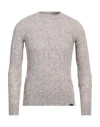 Brooksfield Man Sweater Light Grey Size 36 Acrylic, Polyamide, Wool, Alpaca Wool