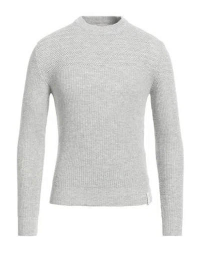 Brooksfield Man Sweater Light Grey Size 36 Polyamide, Viscose, Wool, Cashmere