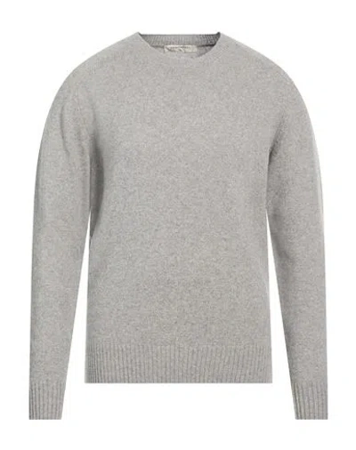 Brooksfield Man Sweater Light Grey Size 40 Cashmere In Gray