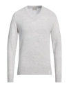 Brooksfield Man Sweater Light Grey Size 40 Wool In Grey